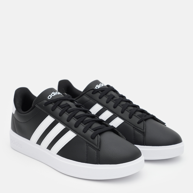 Tenisówki męskie do kostki adidas Originals Court 2.0 GW9196 44.5 (10US) Czarne (4065426233971) - obraz 2