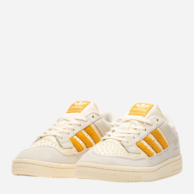 Sneakersy damskie skórzane adidas IF5185 38 (5US) Szary/Żółty (4066756597535) - obraz 2