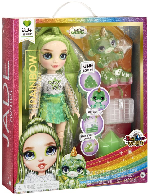 Лялька з аксесуарами Rainbow High Сlassic Fashion Doll Jade Зелена (0035051120193) - зображення 1