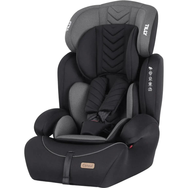 Автокрісло TILLY Consul T-531/3 Black група 1-2-3 - изображение 3
