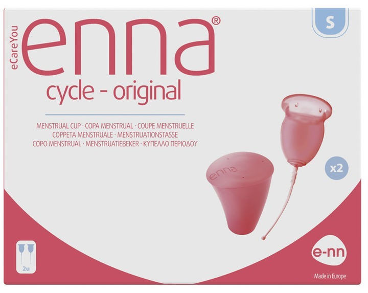 Менструальна чаша Enna Cycle Size S + Applicator 2 шт (8437015869520) - зображення 1