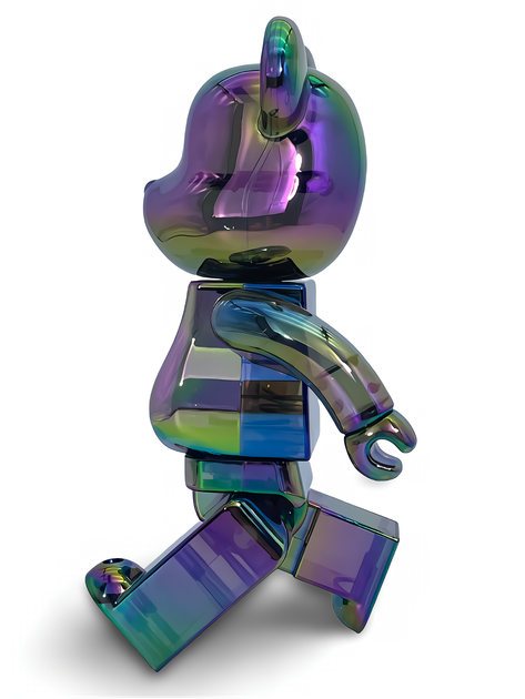 Статуетка Bearbrick x Project 1/6 x Clear Chrome Black 400% 28 см Medicom Toy Матриця - Фото 11 Статуетка Bearbrick x Project 1/6 x Clear Chrome Black 400% 28 см Medicom Toy Матриця - зображення 11