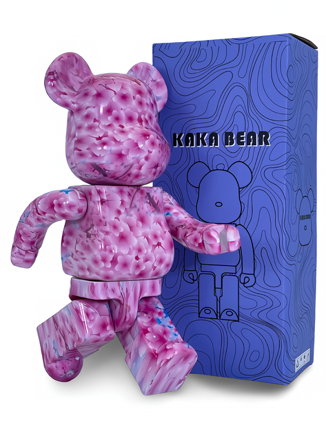 Статуетка Bearbrick x Sakura 400% 28 см Medicom Toy Цвітіння вишні - зображення 6