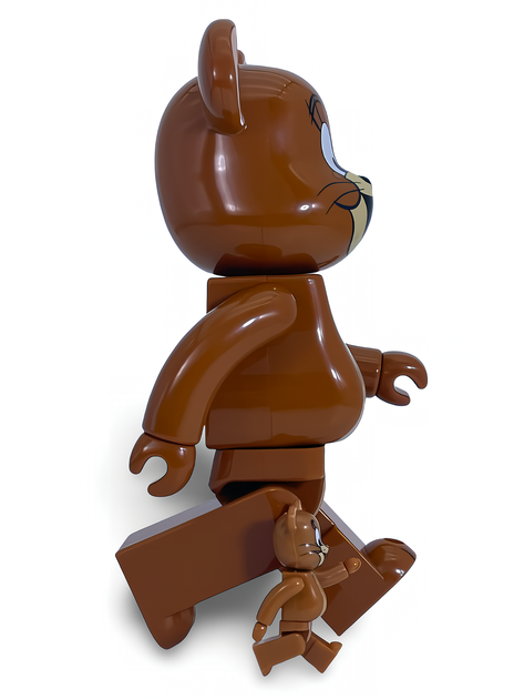 Статуетка Bearbrick x Tom and Jerry x Jerry 400% & 100% 28 см 7 см Medicom Toy Джерри Джинкс - Фото 12 Статуетка Bearbrick x Tom and Jerry x Jerry 400% & 100% 28 см 7 см Medicom Toy Джерри Джинкс - зображення 12