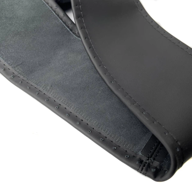 Чохол обплетення на кермо Elegant Comfort M 37-39/10,5 см обхват Шкіра Гладка Чорна (EL105 002) - изображение 2