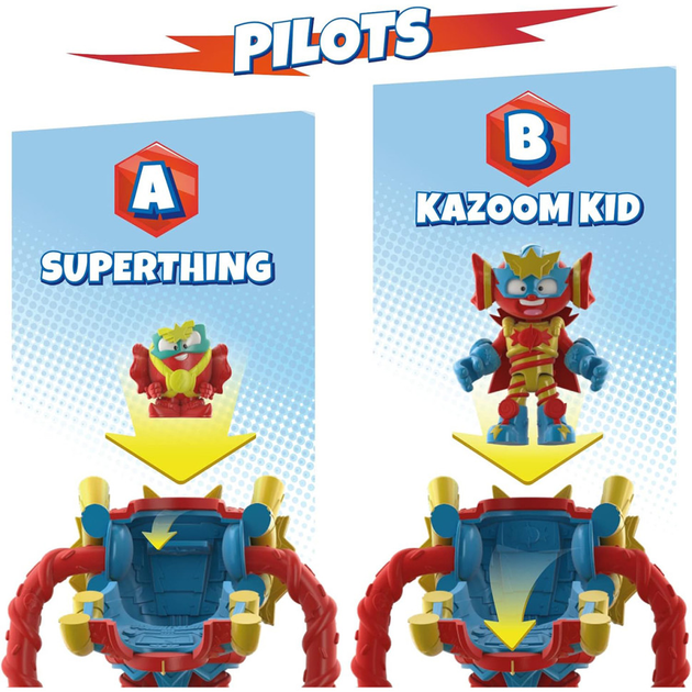 Игровой набор Супербот Шугарфан Superthings S робот, казум-кид, фигурка SuperThings 18,5х22,5х7,6 см 000304631 - Фото 4 Игровой набор Супербот Шугарфан Superthings S робот, казум-кид, фигурка SuperThings 18,5х22,5х7,6 см 000304631 - изображение 4