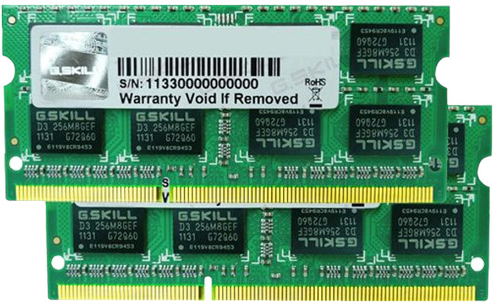 Оперативная память G.Skill DDR3-1600 8192MB (Kit of 2x4096) F3-1600C11D ...