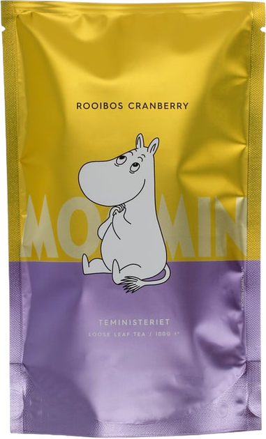 Чай Teministeriet Moomin Rooibos Журавлина у пачці 100 г (7340023003422) - зображення 1