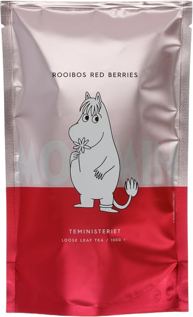 Herbata Teministeriet Moomin Rooibos Czerwone Jagody w opakowaniu 100 g (7340023003439) - obraz 1