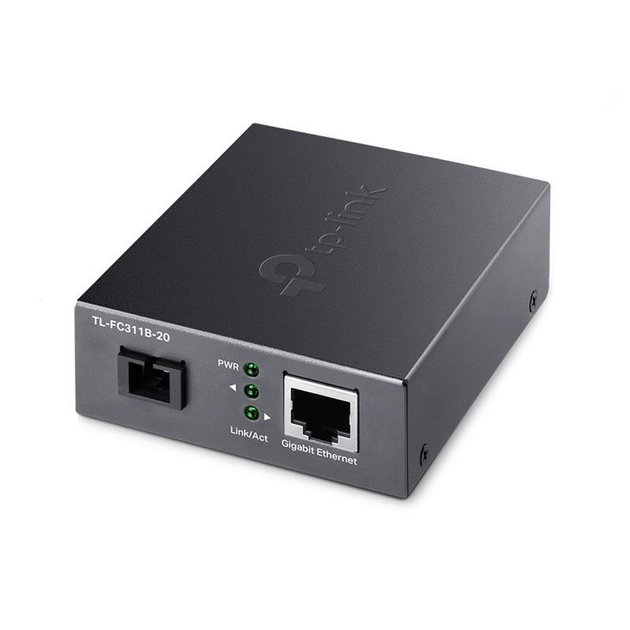 Медиаконвертер TP-LINK FC311B-20 1xGE 1x1000BASE-LX SM WDM 20km SC (FC311B-20) - изображение 1