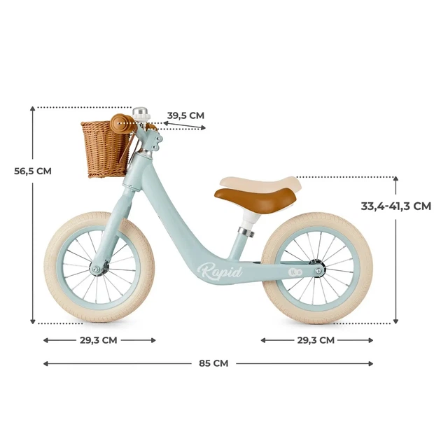 Беговел Kinderkraft Rapid 2 Blue Breeze (KRRAPI02BLU0000) (5902533924875) - Фото 6 Беговел Kinderkraft Rapid 2 Blue Breeze (KRRAPI02BLU0000) (5902533924875) - изображение 6