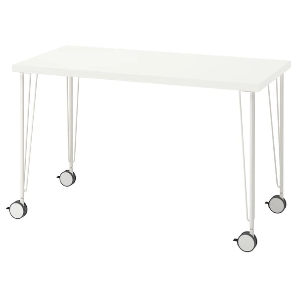 Письмовий стіл IKEA LAGKAPTEN / KRILLE 120х60 см білий (494.167.76) - Фото 1 Письмовий стіл IKEA LAGKAPTEN / KRILLE 120х60 см білий (494.167.76) - изображение 1