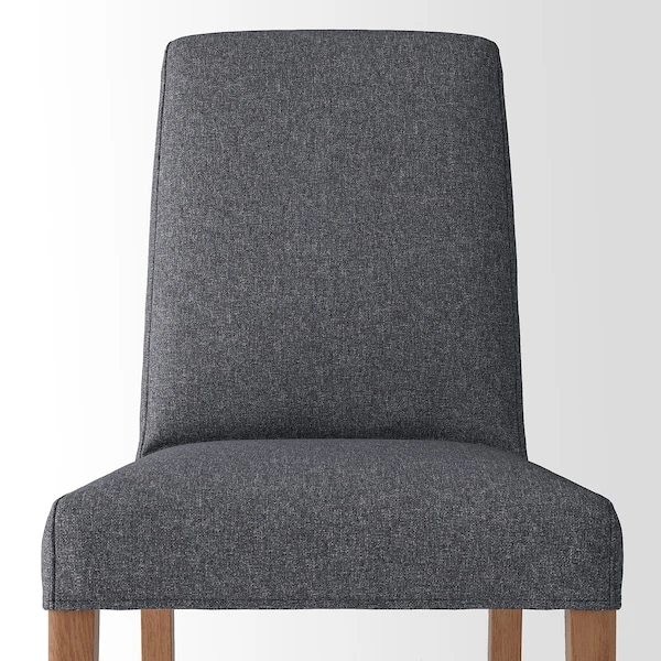 Стілець IKEA BERGMUND дуб / Gunnared середньо-сірий (393.845.68) - Фото 4 Стілець IKEA BERGMUND дуб / Gunnared середньо-сірий (393.845.68) - изображение 4
