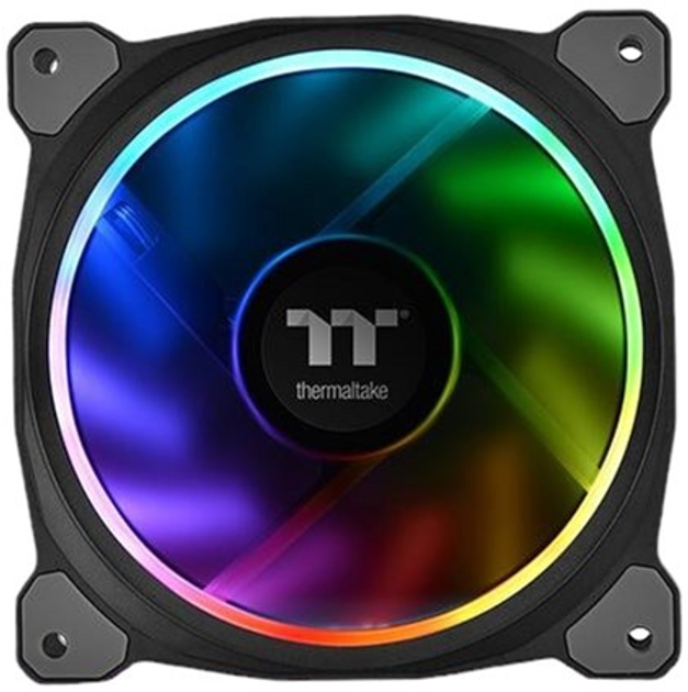 Zestaw wentylatorów Thermaltake Riing Plus 12 RGB Radiator Fan TT Premium Edition Black (4711246874800) - obraz 2