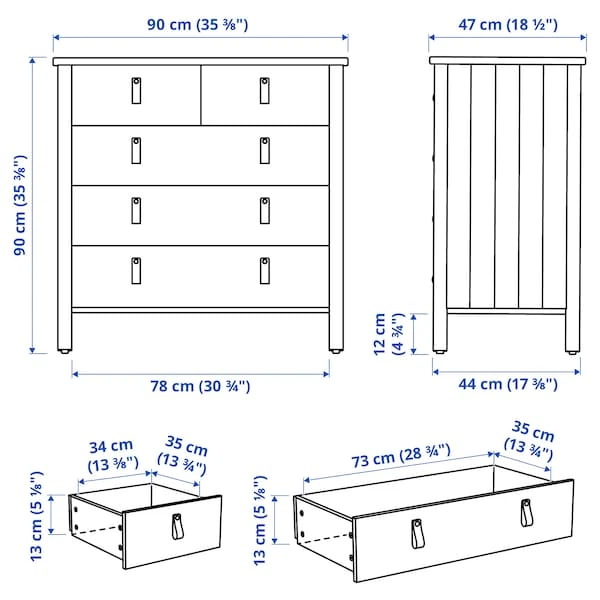 Комод IKEA BJORKSNAS береза (704.072.99) - Фото 6 Комод IKEA BJORKSNAS береза (704.072.99) - изображение 6