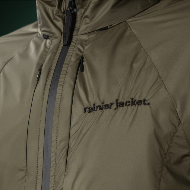 Водонепроницаемая куртка ветровка Rainier Jacket. Ranger Green. Размер L - изображение 2