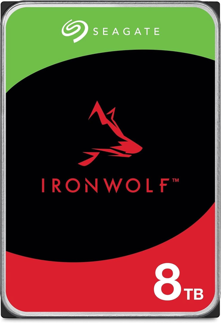 Жорсткий диск Seagate IronWolf 8TB 5400rpm 256MB ST8000VN002 3.5 SATA III - зображення 1