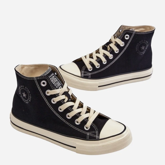 Trampki męskie wysokie Big Star NN174109 43 Czarne (5900714737078) - obraz 3