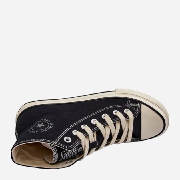 Trampki męskie wysokie Big Star NN174109 43 Czarne (5900714737078) - obraz 4