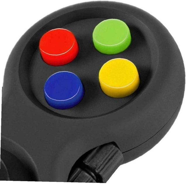 Іграшка антистрес Fidget Pad фіджет брелок з кнопками попит / Pop it у формі Джойстика, різнобарвний "S" (86914520) - зображення 5