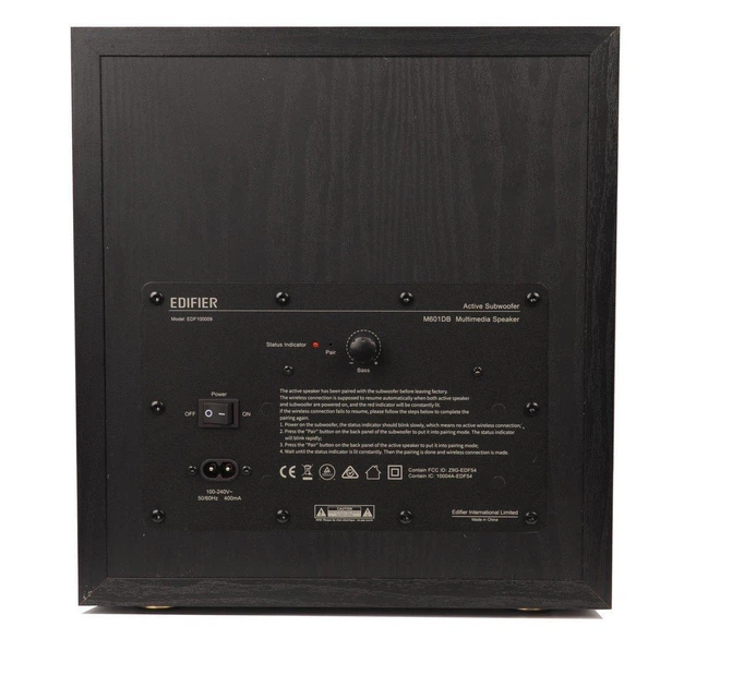 Акустична система Edifier M601DB 2.1 110W Bluetooth Black (M601DB Black) - Фото 7 Акустична система Edifier M601DB 2.1 110W Bluetooth Black (M601DB Black) - зображення 7