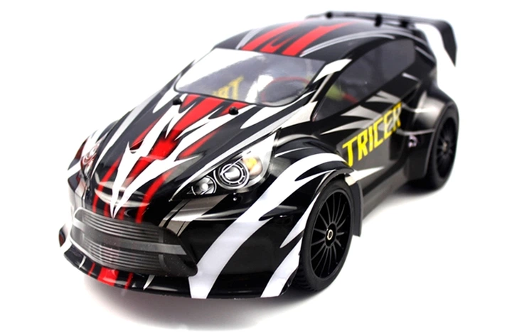 Радиоуправляемая модель Шоссейная 1:18 Himoto Tricer E18OR Brushed (черный) - Фото 2 Радиоуправляемая модель Шоссейная 1:18 Himoto Tricer E18OR Brushed (черный) - изображение 2