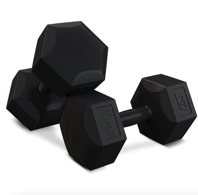 Гантели для фитнеса композитные Hop-Sport HS-C100DS 2х10кг черный - Фото 2 Гантели для фитнеса композитные Hop-Sport HS-C100DS 2х10кг черный - изображение 2