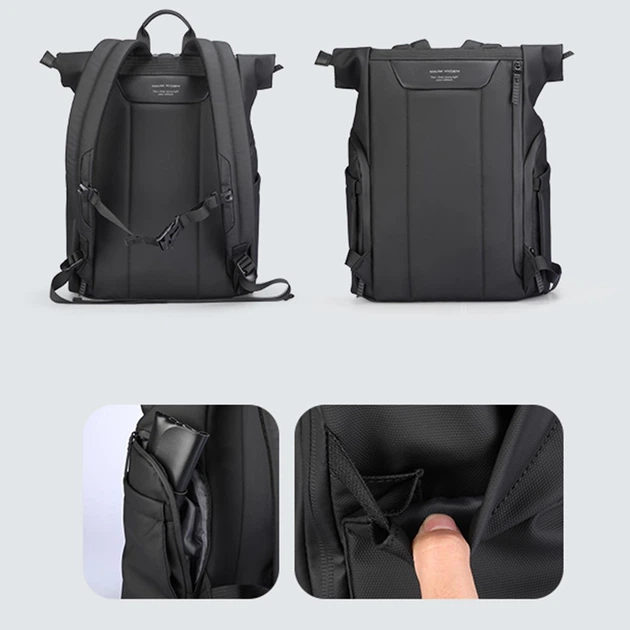 Городской рюкзак Mark Ryden MR3807 16л Серый с голубым (MR3807-L1-4592UA) - изображение 3