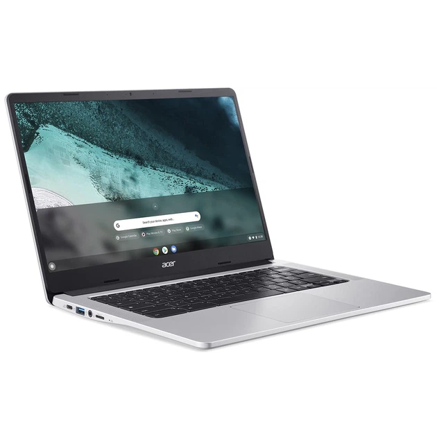 Ноутбук Acer Chromebook CB314-3HT 14" FHD IPS Touch, Intel P N6000, 8GB, F128GB, UMA, ChromeOS, серебро - Фото 4 Ноутбук Acer Chromebook CB314-3HT 14" FHD IPS Touch, Intel P N6000, 8GB, F128GB, UMA, ChromeOS, серебро - изображение 4
