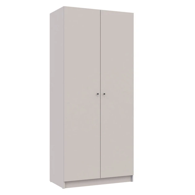 Шафа для одягу Doros Promo з полицями Кашемір 2 ДСП 90х48х204 см (80737670) - зображення 3