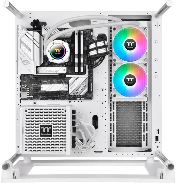 Система рідинного охолодження Thermaltake TH240 V2 ARGB Sync All-In-One Liquid Cooler White (4713227539234) - зображення 5