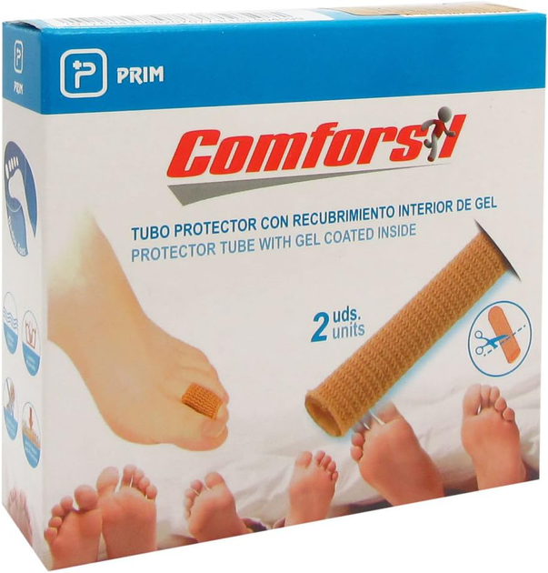 Протектор для пальців ніг Prim Comforgel Elastic Gel Tube 2 шт (8431082070773) - зображення 2