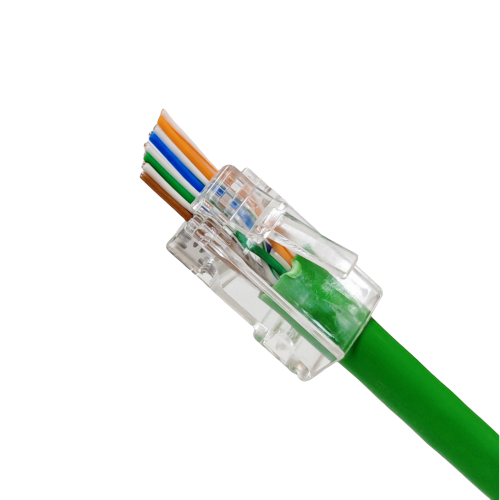 Конектор мережевий зі скрізним відверненням RJ45, UTP, cat.6 L&W LW-NP-002-C6 - зображення 3