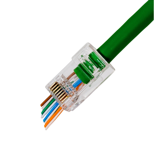 Конектор мережевий зі скрізним відверненням RJ45, UTP, cat.6 L&W LW-NP-002-C6 - зображення 4