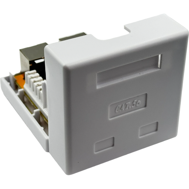 Розетка зовнішня Hypernet 2хRJ45, cat.5e, FTP, MB-STP2 - зображення 4