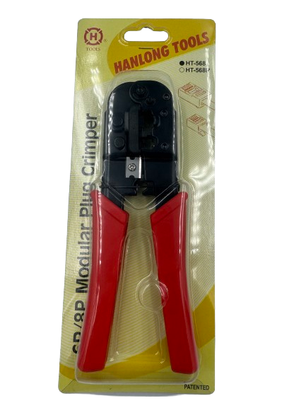 Обтискний інструмент Hanlong RJ45/RJ12, HT-568 - Фото 12 Обтискний інструмент Hanlong RJ45/RJ12, HT-568 - зображення 12