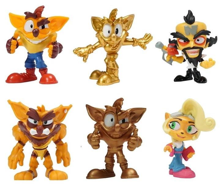 Коллекционная фигурка сюрприз Bandai Crash Bandicoot Smash Box