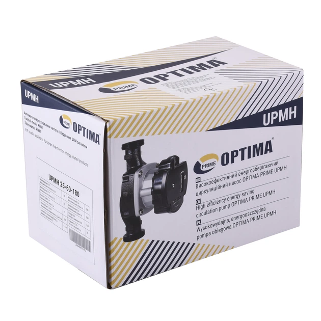 Насос циркуляційний енергоощадний Optima Prime UPMH 25-60AUTO 180мм + гайки - зображення 5