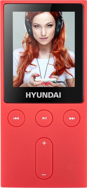 Odtwarzacz mp3 Hyundai MPC 501 GB4 FM R Czerwony (HY-MPC501GB4FMR) - obraz 1