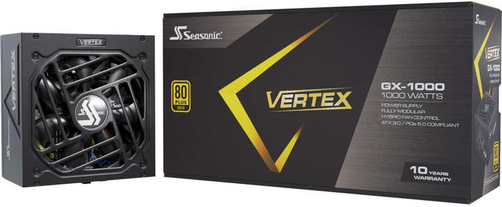 Блок живлення Seasonic VERTEX GX-1000 ATX 3.0 1000W Black (4711173877714) - зображення 8