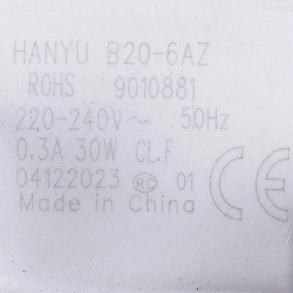Помпа Hanyu 30W B20-6AZC для стиральной машины Атлант (908092000906) - изображение 3
