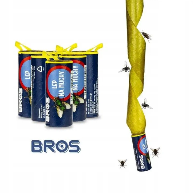 Липучка круглая от мух Bros 1 шт - изображение 3