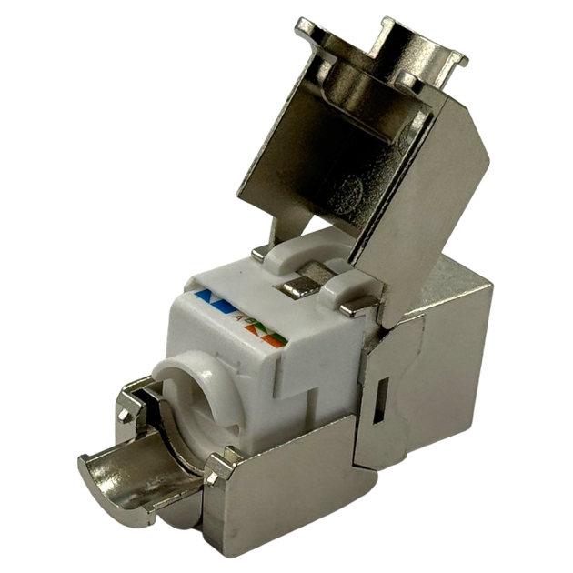 Модуль RJ45, Keystone, STP, cat.7, Slim L&W ELECTRONICAL LW-KJ7-03-C7 - Фото 2 Модуль RJ45, Keystone, STP, cat.7, Slim L&W ELECTRONICAL LW-KJ7-03-C7 - изображение 2