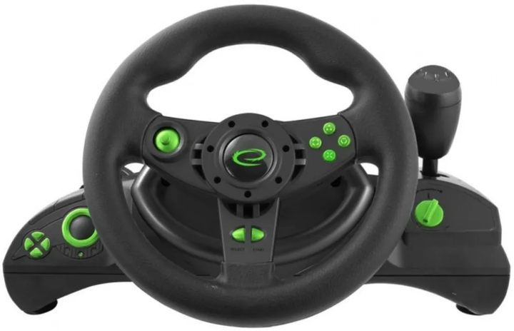Игровой руль Esperanza PC/PS3 Black-Green (EGW102) - изображение 3