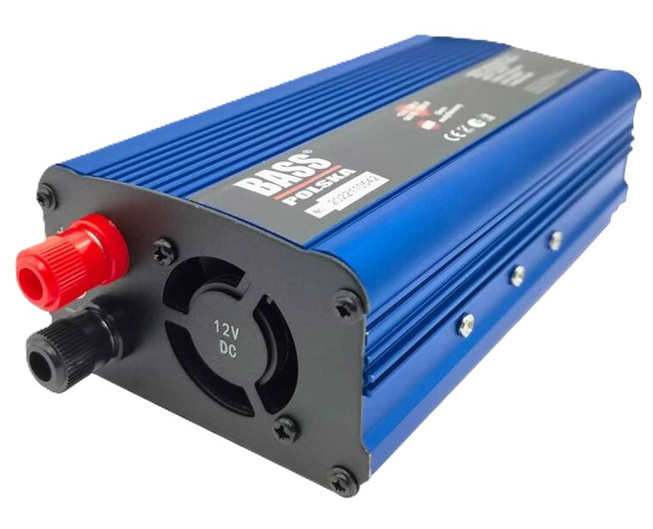 Інвертор Bass Polska 5011 600/1200 W 12-230 V DC-AC Blue (5902067626283) - зображення 2