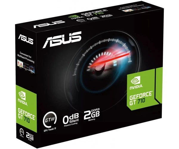Відеокарта GF GT 710 2GB GDDR5 Evo Asus (GT710-SL-2GD5-BRK-EVO