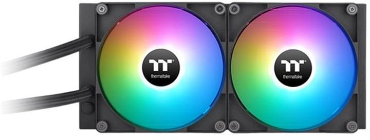 Система рідинного охолодження Thermaltake TH280 V2 ARGB Sync All-In-One Liquid Cooler Black (4713227537919) - зображення 3