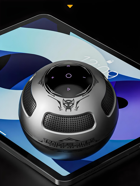 Портативная Bluetooth смарт колонка Transformers TF-Y17 Optimus Primal, 1200 mAh, серая - Фото 5 Портативная Bluetooth смарт колонка Transformers TF-Y17 Optimus Primal, 1200 mAh, серая - изображение 5