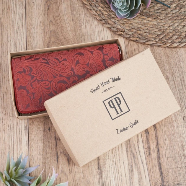 Portfel damski skórzany Paolo Peruzzi T-08 Czerwony (5904365070119) - obraz 5