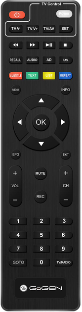 Odbiornik/Tuner GoGEN DVB 142 T2 PVR Czarny (GOG-DVB142T2PVR) - obraz 5